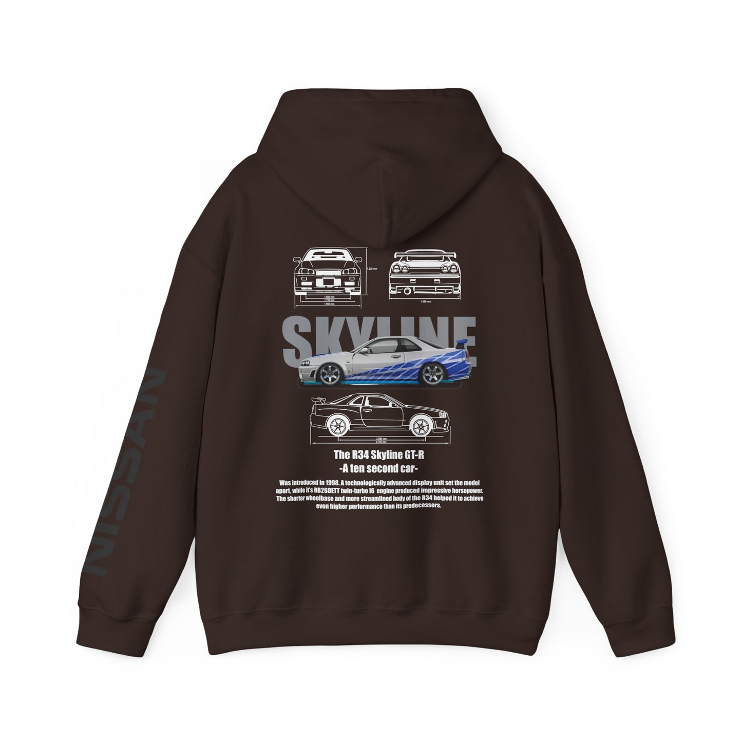 Nissan Skyline GTR R34 Hoodie